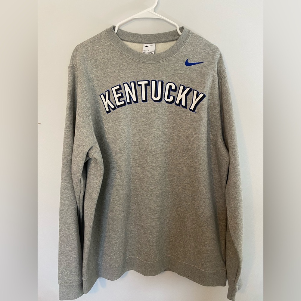 Nike Kentucky Gray Crewneck Sweatshirt NEW WITH TAGS